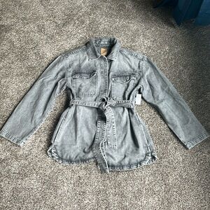 Gap Belted Denim Shirt Jacket 10T